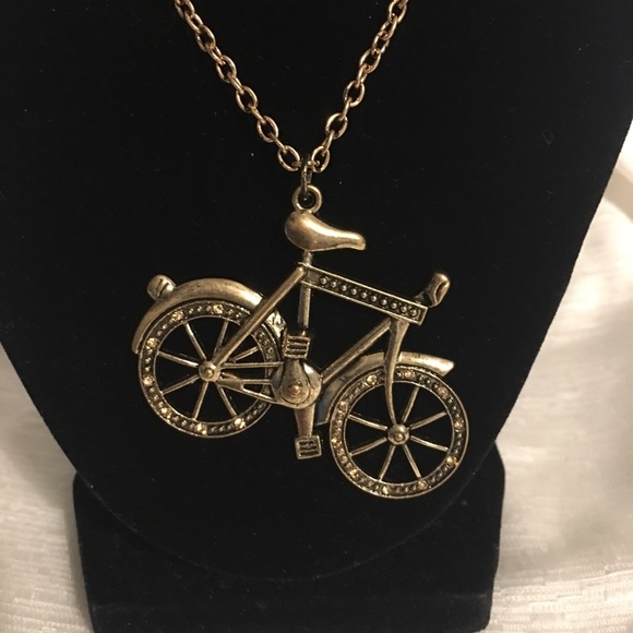 Bronze Bike Necklace - Picture 4 of 6